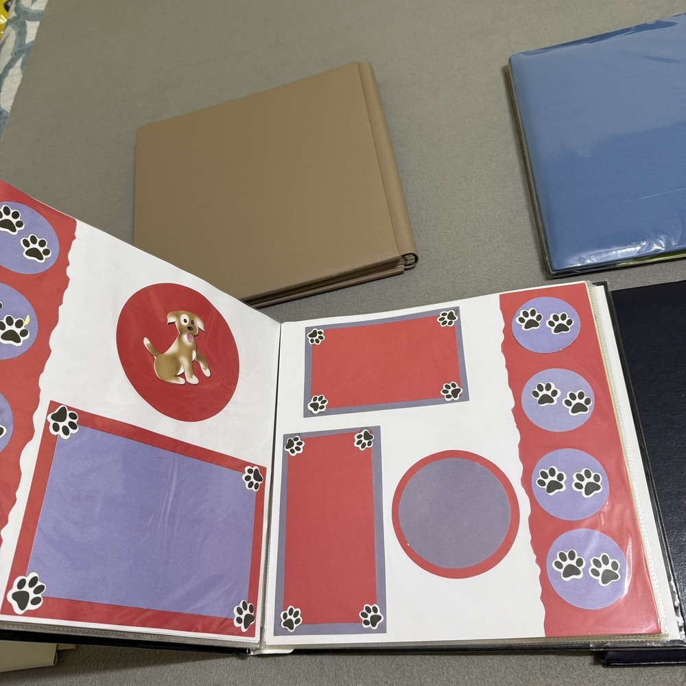 Scrapbook Album Lot Of 4 12" x 12" Post-bound‎ Marines Creative Memories Pioneer - Picture 14 of 16